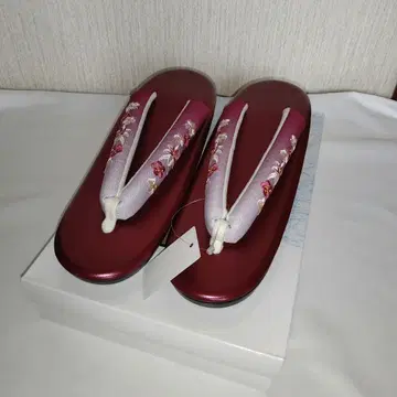 빨간색 조리 자수 장식 일본 의류용