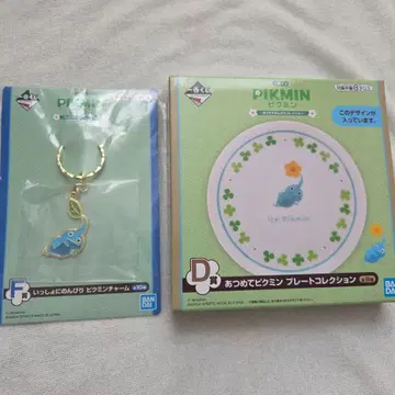 제일복권 피크민 얼음 피크민 플레이트 메탈 참 세트