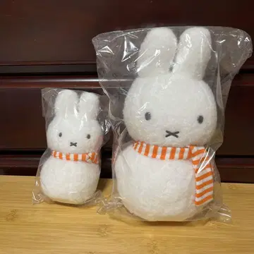 미피 눈사람 봉제 인형 마스코트 체인 2개 세트