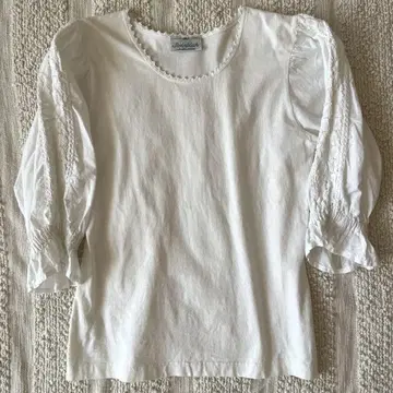 vintage 레이스 상의 앤티크