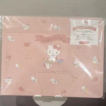 [ 미개봉 새상품 ] 산리오 헬로키티 티켓 파일 단종 레어