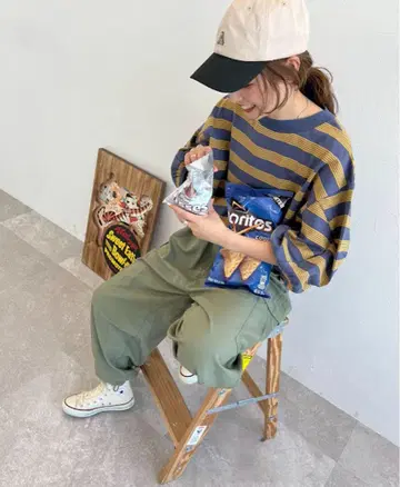 나일론 100% 카고 팬츠 니코앤드 L