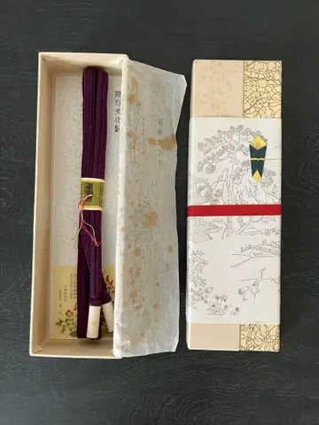 도묘 사이베의 보라색 허리띠 (실크제)