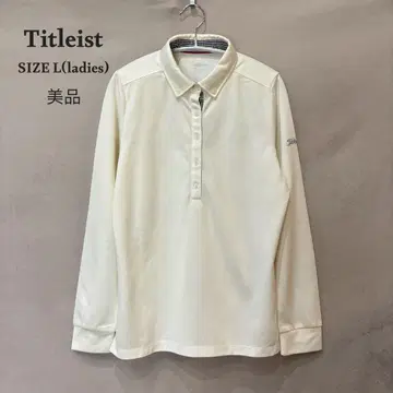 새상품급 Titleist 타이틀리스트 여성용 골프 긴팔 피케 셔츠 L