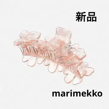 [ 새상품 ] 마리메꼬 미니 우니코 헤어 클립 핑크 marimekko