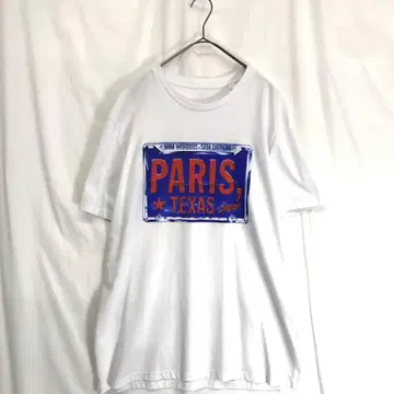 IDEA : PARIS TEXAS License Plate TEE