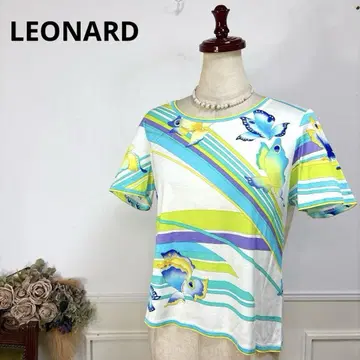고급 새상품급 leonard 레오나르 나비 상의