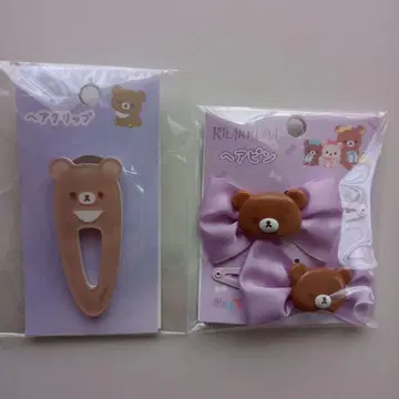 차이로이코구마 앞머리 클립 헤어핀