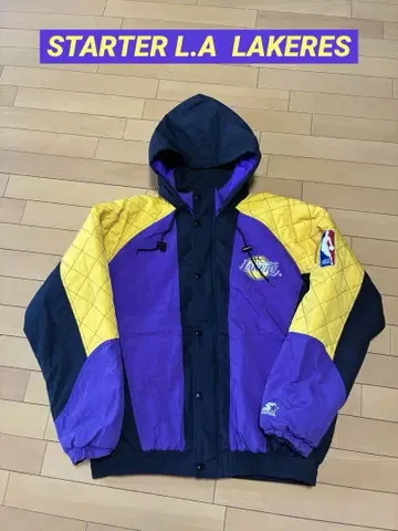 스타터 로스앤젤레스 레이커스 나일론 자켓 90s 빈티지