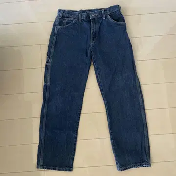 구제 의류 Dickies 워크 팬츠 데님 인디고 블루 36 x 32