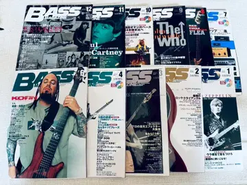BASS MAGAZINE 백넘버 세트 1-12호 5호 제외 (2002년)
