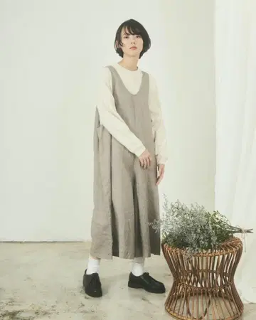 YARRA 야라 린넨100% 2WAY 와이드 살로펫