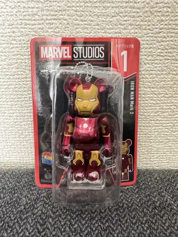 [ 미개봉 ] MARVEL STUDIOS 베어브릭 복권 아이언맨 1