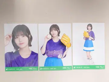 노기자카46 나카니시 아루노 브로마이드 베이스볼 셔츠 2025 3종 컴프
