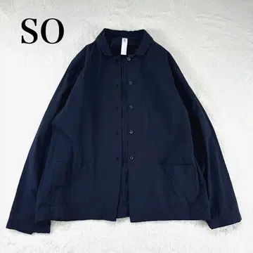 SO 셔츠 자켓 면  네이비 손세탁 OK 루즈핏