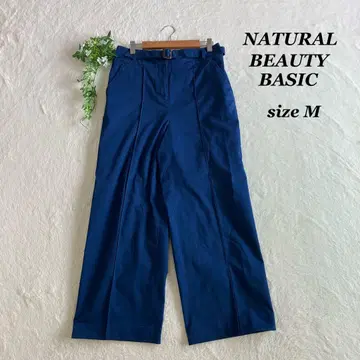 NATURAL BEAUTY BASIC (M) 캐주얼 팬츠 센터 프레스