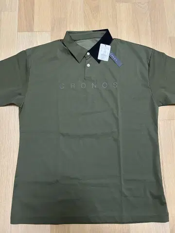 크로노스 CRONOS 반팔 피케 셔츠 카키