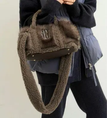 라빠르망 굿그리프 GCA EMB FAUXFUR PINT TOTE