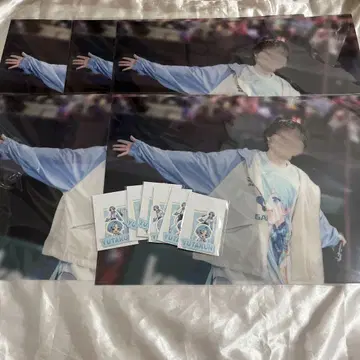 유타 군 클리어 포스터 5장 스티커 6장