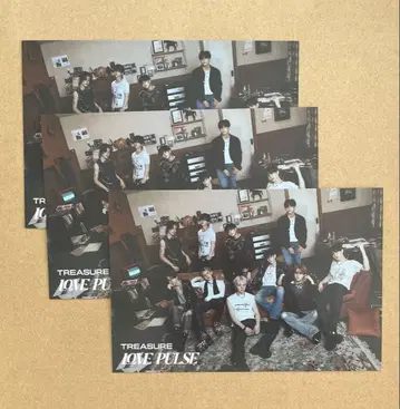TREASURE LOVE PULSE 엽서 3장