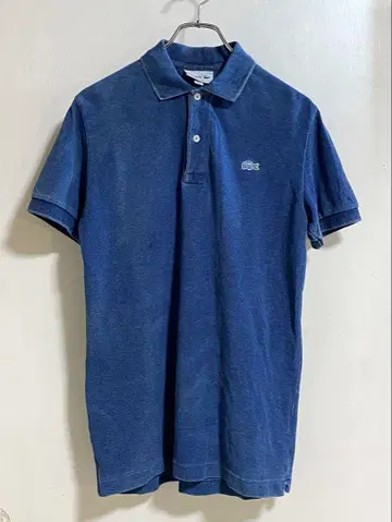 LACOSTE 라코스테 반팔 피케 셔츠 PH371EM 인디고 사이즈 3