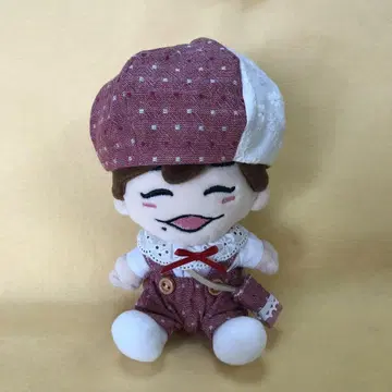 꼬마 인형 옷 인형 옷 빨간색 계열 도트 무늬 나니와단시