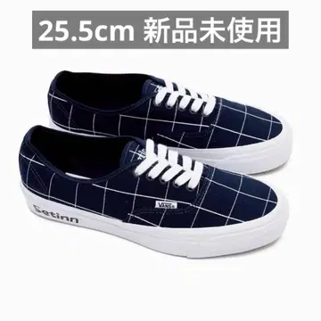 25.5cm Vans Setinn LX AUTHENTIC 44 네이비