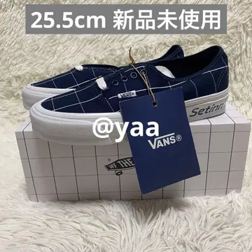 25.5cm Vans Setinn LX AUTHENTIC 44 네이비