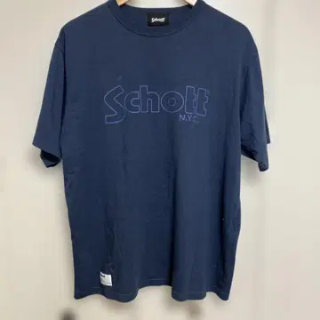 Schott 네이비 T셔츠 XL 미사용품