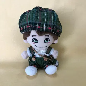 치비 누이 의류 누이 의류 그린 x 빨간색 체크 무늬 나니와단시
