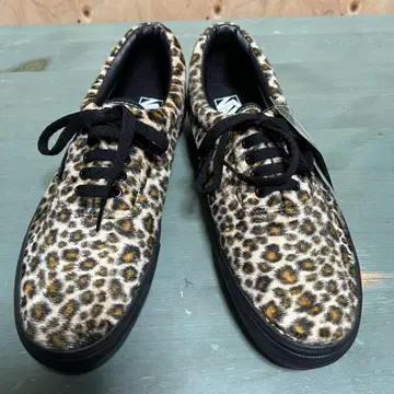 VANS ERA 레오파드 무늬 인조 모피 미사용 10H 28.5