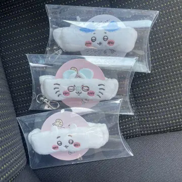 치이카와 (먼작귀) 리스트 밴드 키링 4개 세트 모몽가 봉제 인형
