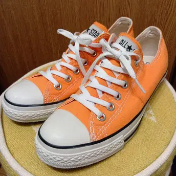 컨버스 ALL STAR 오렌지 로우컷 스니커즈