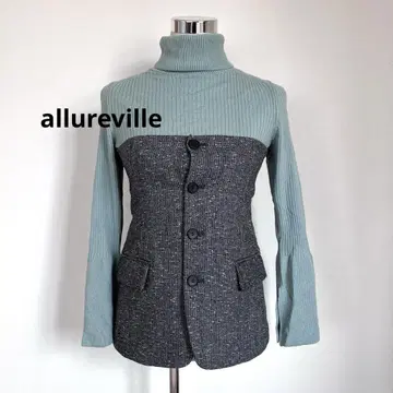 allureville 울 리브 터틀넥 니트 알아바일