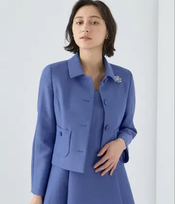 라이트 그로그랭 포켓 자켓 아나이