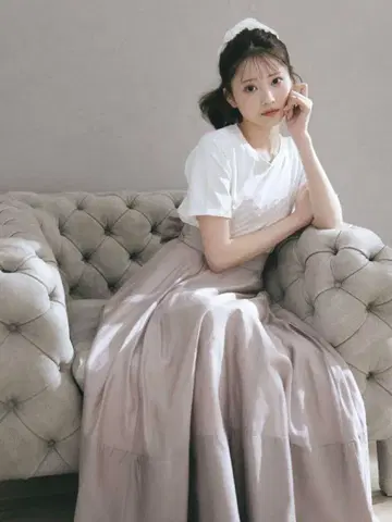 An MILLE 빅 리본 플레어 SK 핑크