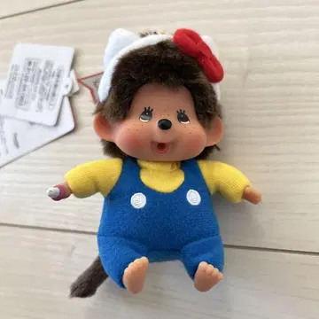 몬치치 키티 얼굴 큰 키체인 산리오 콜라보