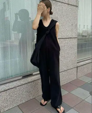TODAYFUL 투데이풀 코튼 린넨 러프 콤비네존 38
