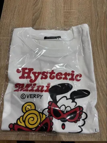 verdy hysteric mini 티셔츠 성인용 L 화이트 새상품