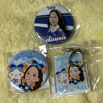 diana Yuko 키라라 캔뱃지 아크릴 키링 베이스터즈