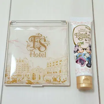 새상품 디즈니씨 판타지 스프링스 호텔 거울 핸드 크림