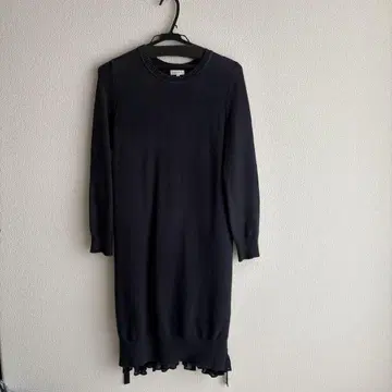 MACKINTOSH PHILOSOPHY 플리츠 절개 니트 원피스