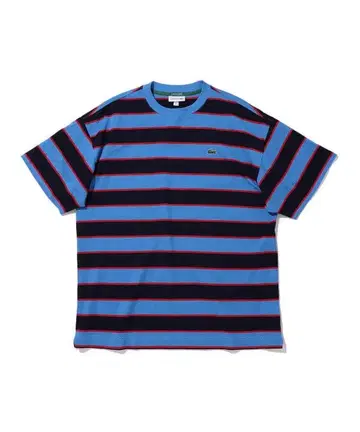 새상품급 LACOSTE 라코스테 x BEAMS 빔즈 별주 보더 T셔츠