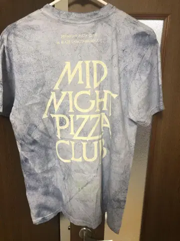 MIDNIGHT PIZZA CLUB 반팔 티셔츠 파란색 야마나시 한정판