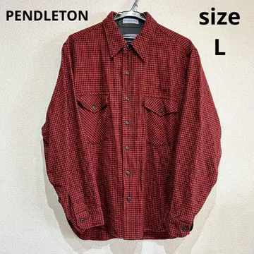 [ 새상품급 ] PENDLETON 울 체크 셔츠 L