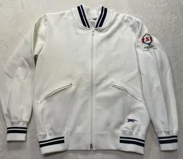 80s 오니츠카타이거 트랙 자켓 화이트 와펜 빈티지