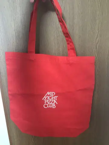 MIDNIGHT PIZZA CLUB 토트백 빨간색