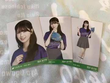 노기자카46 츠츠이 아야메 브로마이드 베이스볼 셔츠 2025 컴프 T셔츠