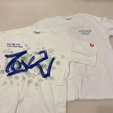 Kis-My-Ft2 라이브 T셔츠 2장 세트