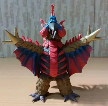 괴수 피규어 빨간색 파랑 브라운 약 30cm